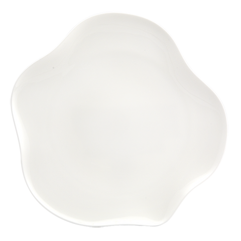 BLOSSOM Plain White Plate 11"